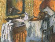 Edgar Degas, Woman at her toilette
